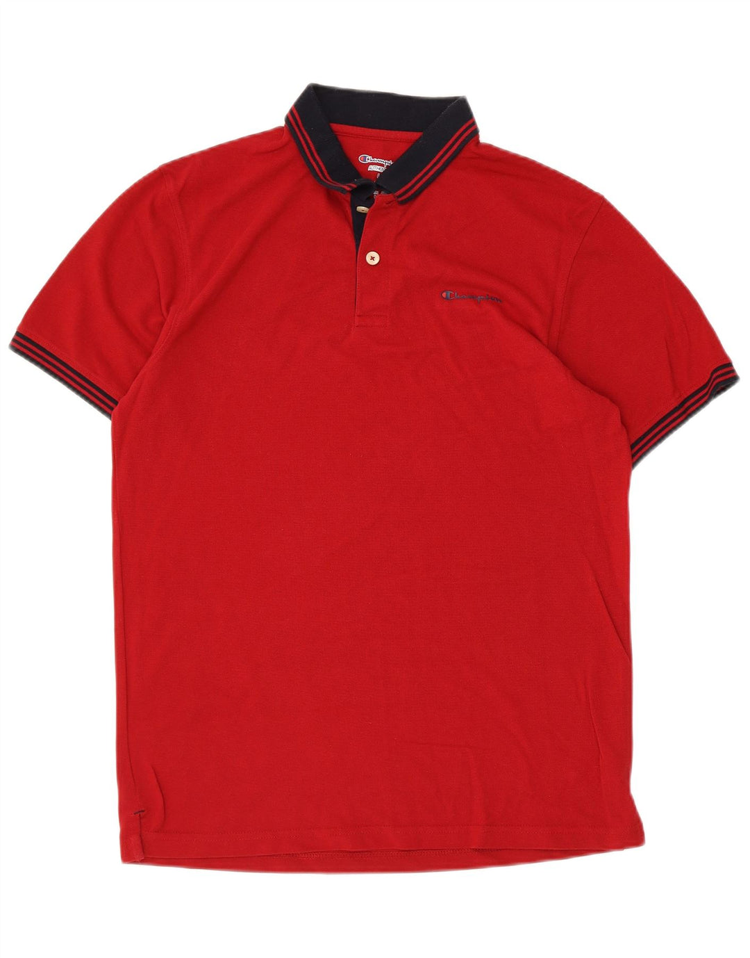 Polo da uomo CHAMPION grande in cotone rosso