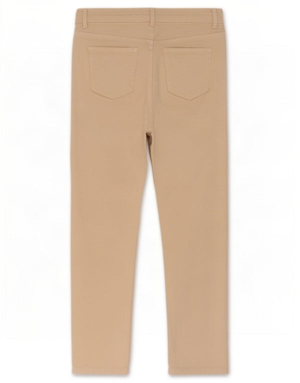 Jeans slim fit rilassati da donna Marks & Spencer UK 10 piccoli W30 L27 Beige