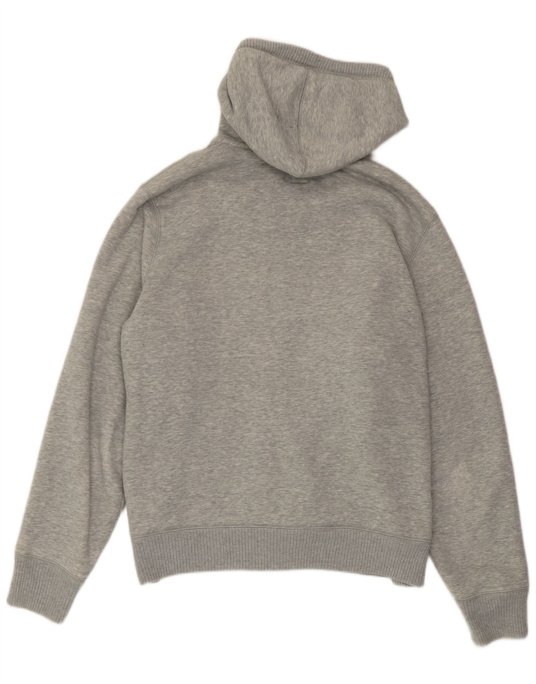Maglione con cappuccio e zip grafica da uomo Gap grande in cotone grigio