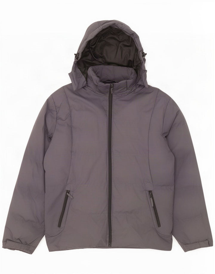 Giacca imbottita con cappuccio da uomo MC Kee's UK 40 Large Grey Poliestere