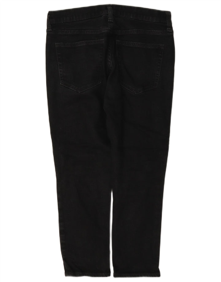 Jeans cropped Girlfriend da donna Gap W27 L23 cotone nero
