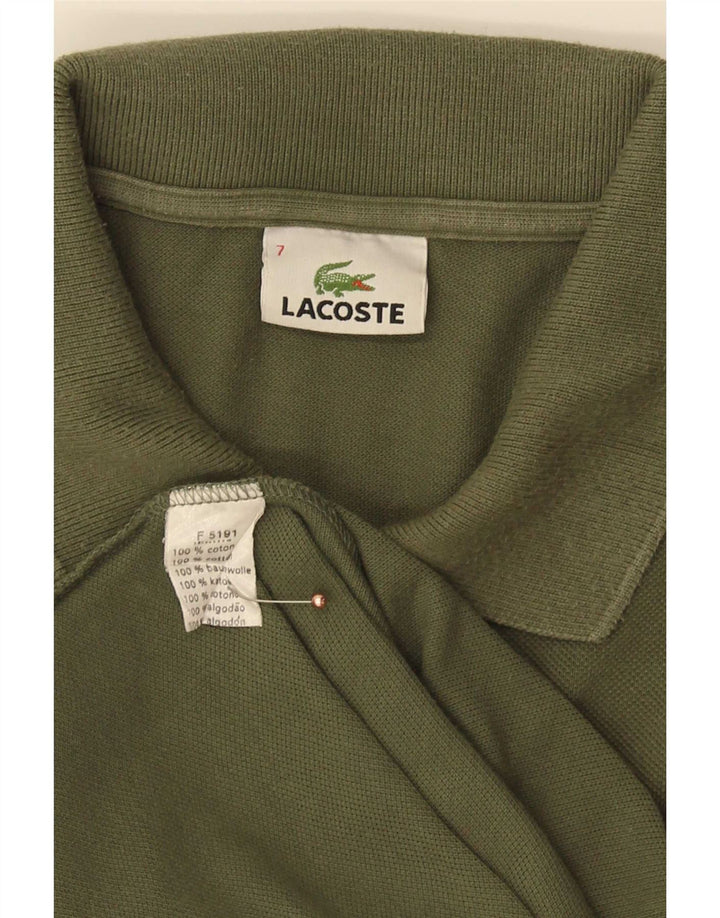 Polo da uomo Lacoste taglia 7 2XL cotone verde