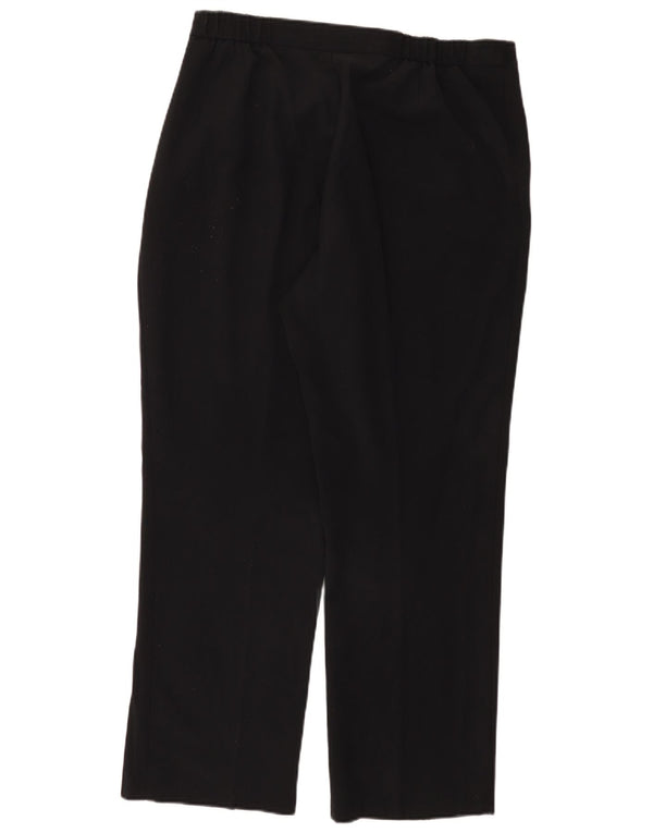 Pantaloni casual dritti da donna Marks & Spencer UK 18 XL W38 L29 Neri