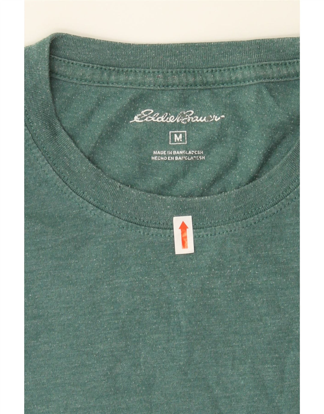 EDDIE BAUER Mens T-Shirt Top Medium Green Cotton Vintage Eddie Bauer and Second-Hand Eddie Bauer from Messina Hembry 