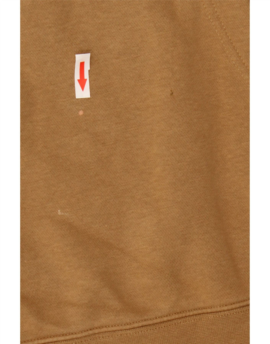 Felpa con cappuccio da uomo Nike Small in cotone beige