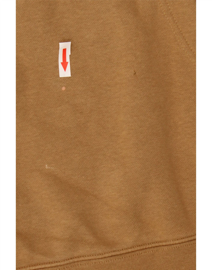 Felpa con cappuccio da uomo Nike Small in cotone beige