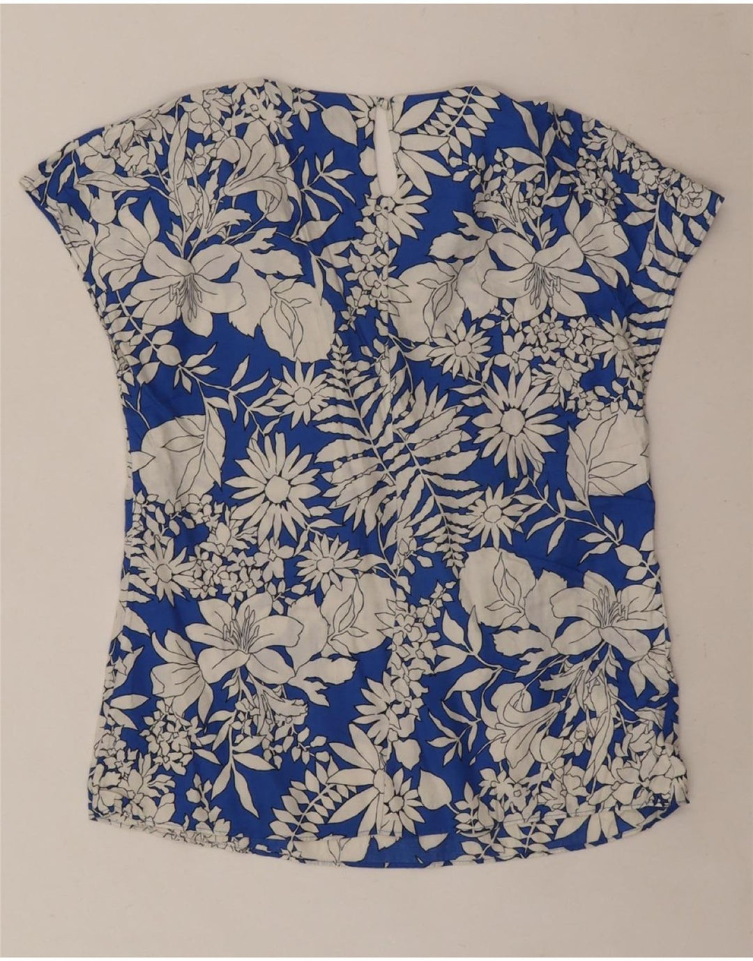 BODEN Camicetta da donna Top UK 8 Piccolo viscosa floreale blu