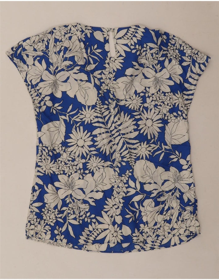 BODEN Camicetta da donna Top UK 8 Piccolo viscosa floreale blu