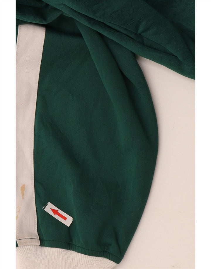 Giacca da tuta da donna Zara UK 10 Small Verde Colourblock Poliestere