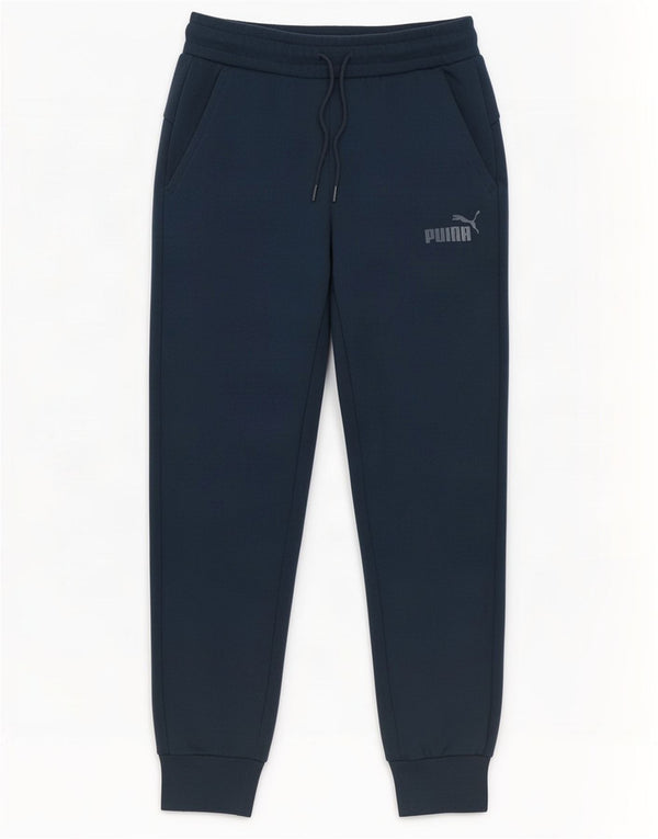 Pantaloni da tuta da uomo Puma Joggers Small Blu Navy Cotone
