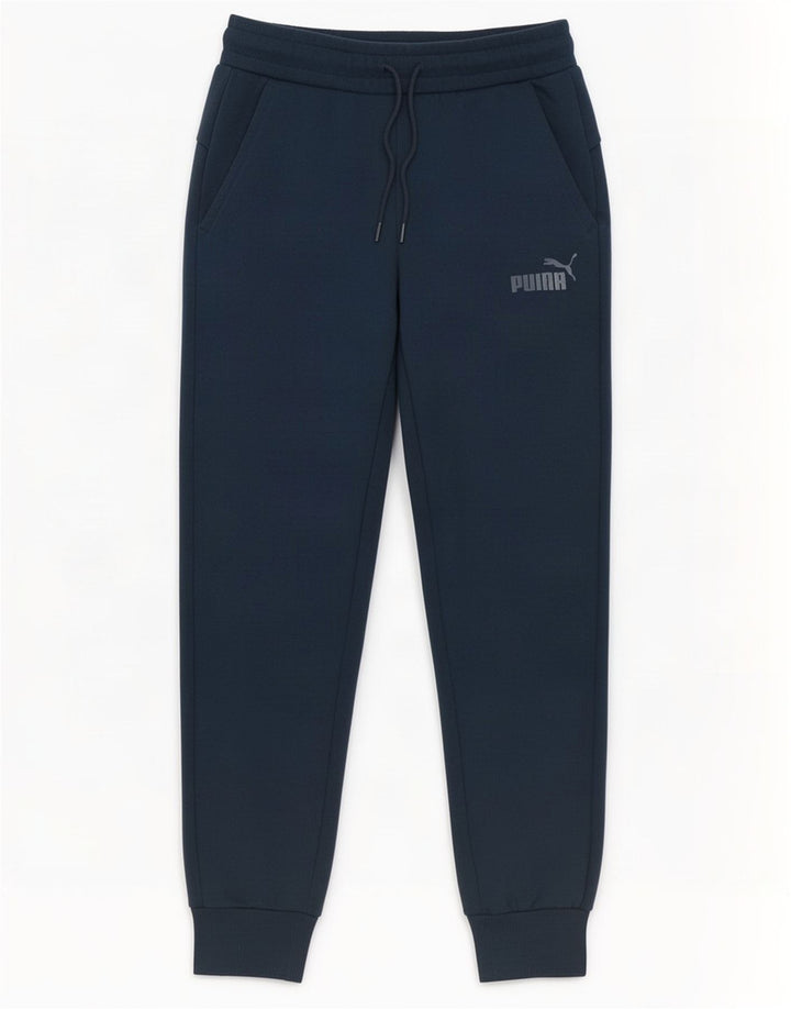 Pantaloni da tuta da uomo Puma Joggers Small Blu Navy Cotone