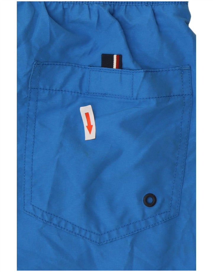 Pantaloncini da bagno da uomo Tommy Hilfiger grandi blu in poliestere