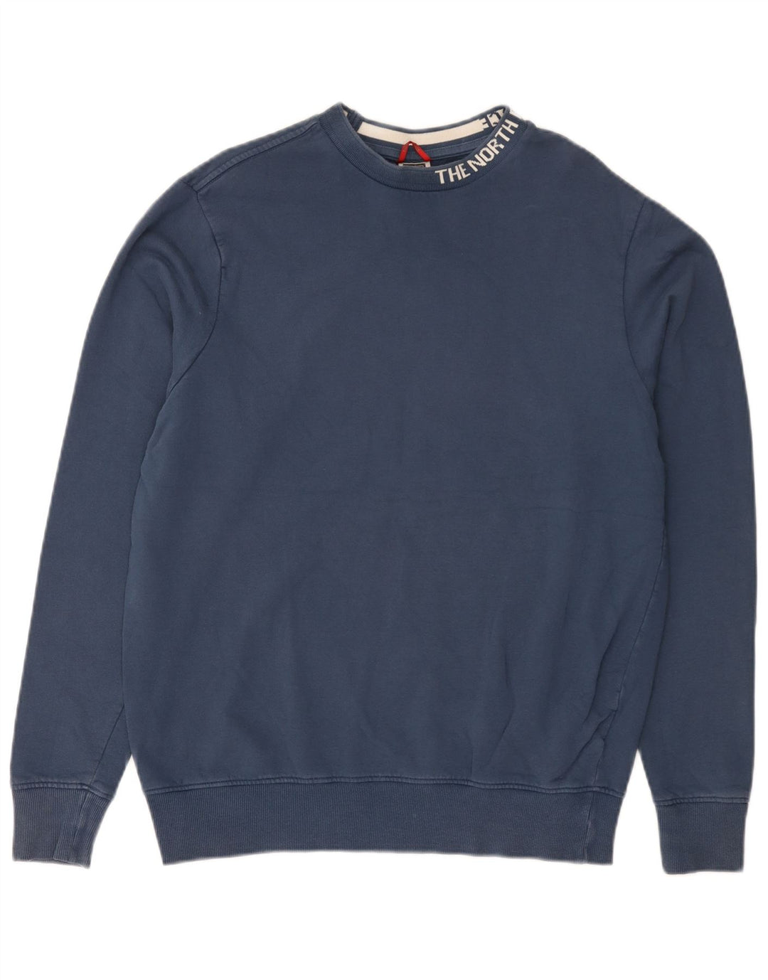 Felpa grafica da uomo The North Face Maglione piccolo in cotone blu navy