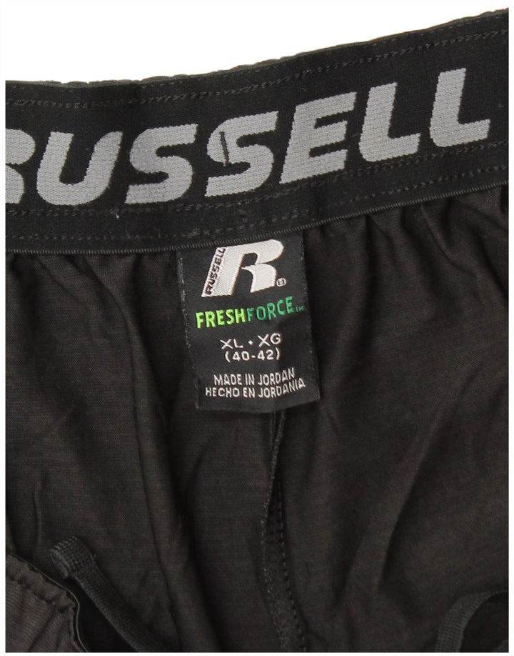 Pantaloncini sportivi Dri-Power da uomo RUSSELL ATHLETIC XL poliestere nero