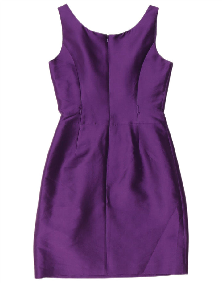 Abito tubino senza maniche da donna Hobbs UK 10 piccolo poliestere viola