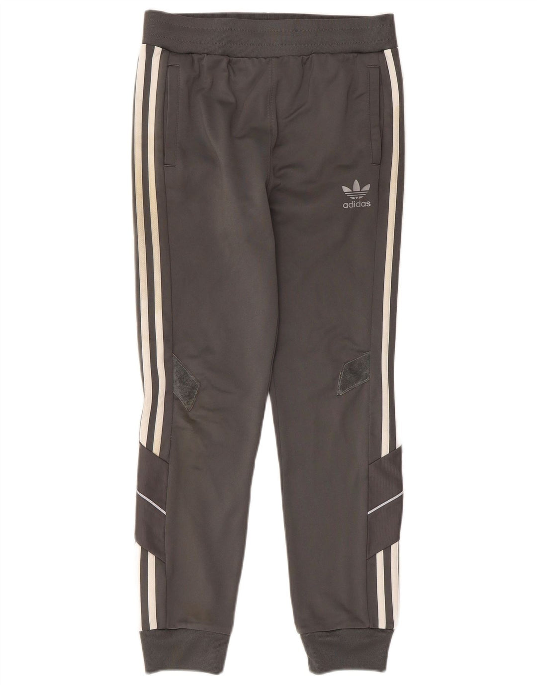Pantaloni da tuta ADIDAS da ragazzo Joggers 11-12 anni Poliestere grigio