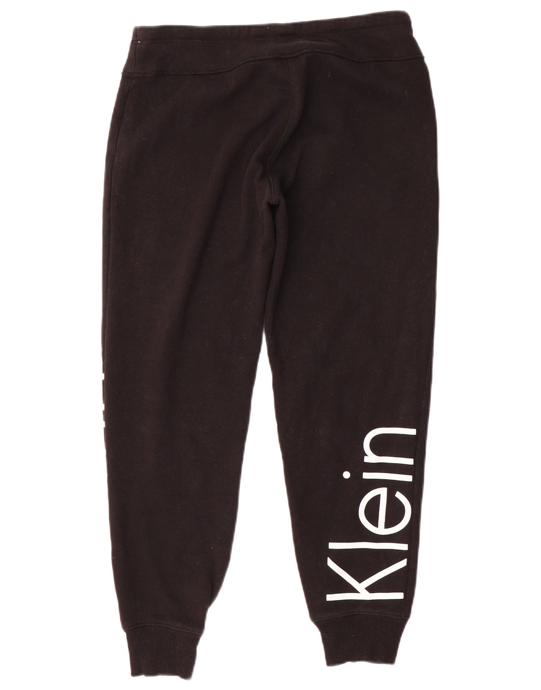 CALVIN KLEIN Pantaloni da tuta con grafica da donna Joggers UK 10 Small Nero