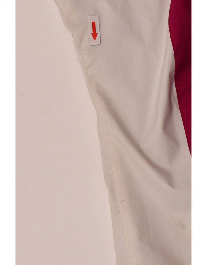 Giacca antipioggia Columbia Interchange da donna UK 16 grande nylon color block rosa