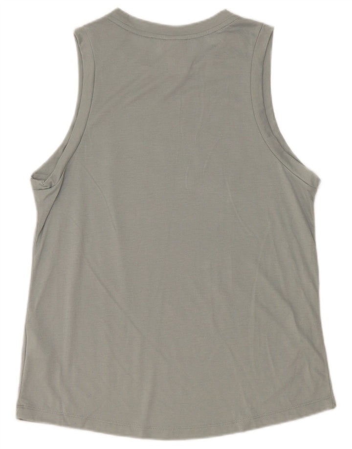 Canotta grafica Nike da uomo, piccola, in poliestere grigio