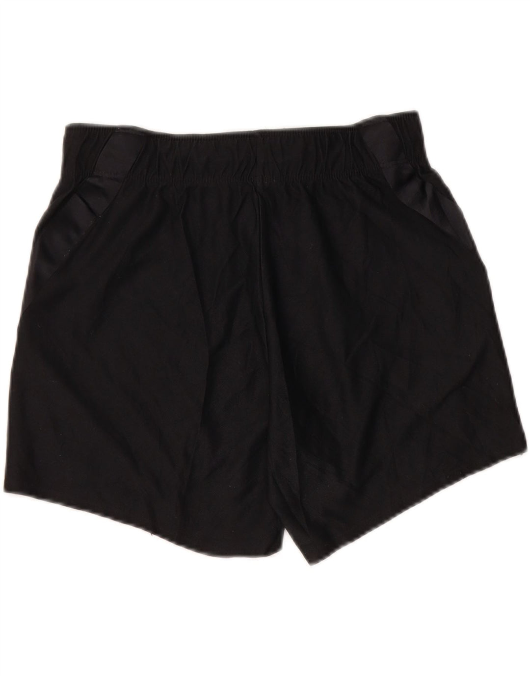 Pantaloncini sportivi NIKE Dri Fit da donna UK 6 XS poliestere nero