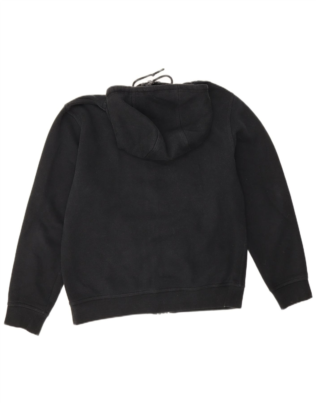 Felpa con cappuccio e zip Nike da uomo in cotone nero medio