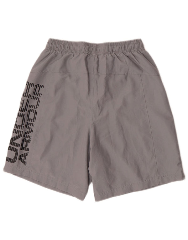 Pantaloncini sportivi Under Armour da uomo Heat Gear Graphic piccoli in poliestere grigio
