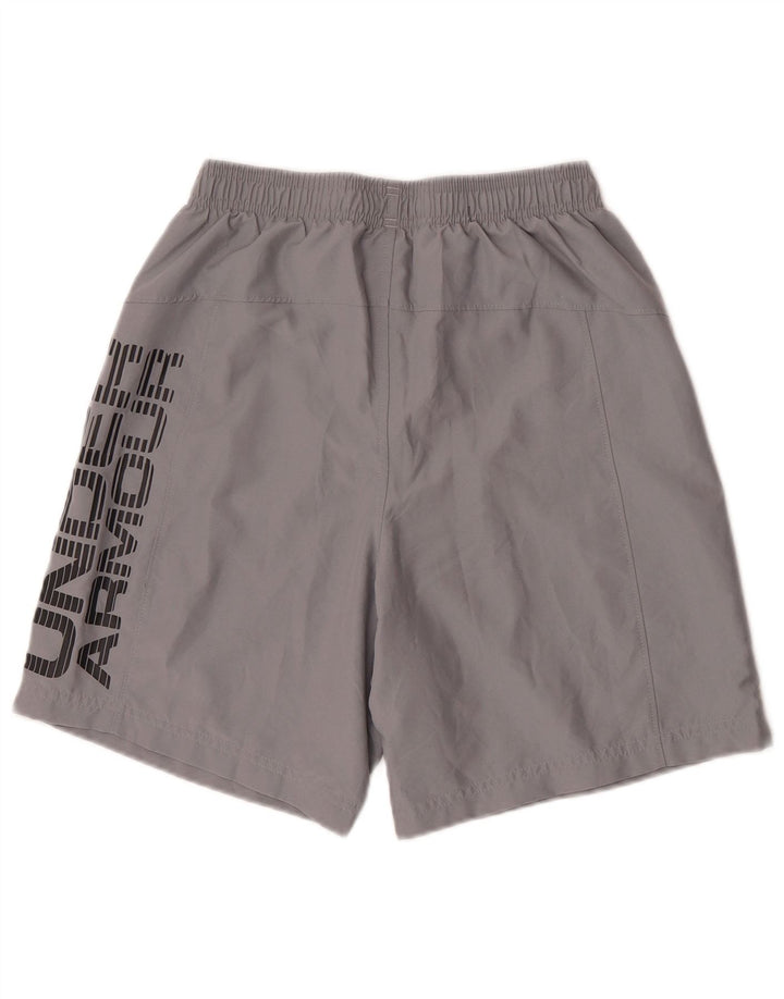 Pantaloncini sportivi Under Armour da uomo Heat Gear Graphic piccoli in poliestere grigio