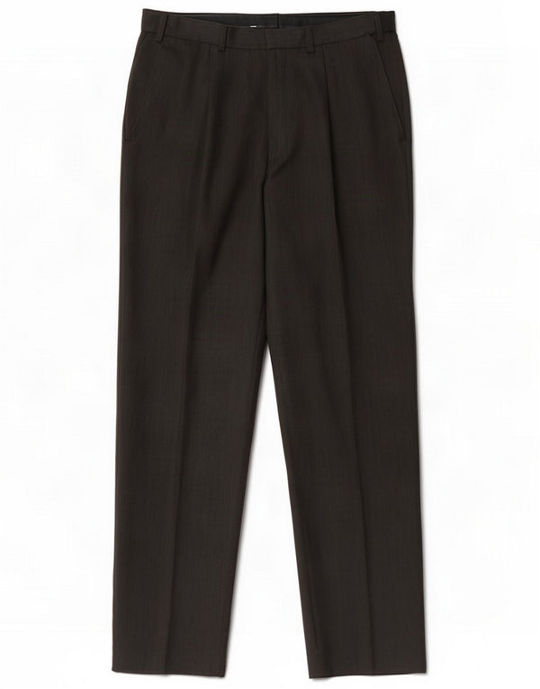 Marks & Spencer Pantaloni casual con pegged da uomo W32 L33 Poliestere grigio