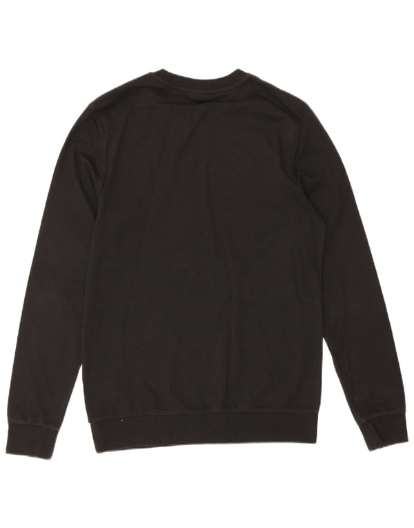 Hugo Boss Felpa grafica da uomo Maglione piccolo cotone nero