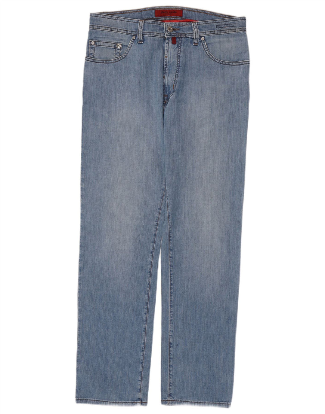 Jeans dritti da uomo PIERRE CARDIN W34 L32 cotone blu