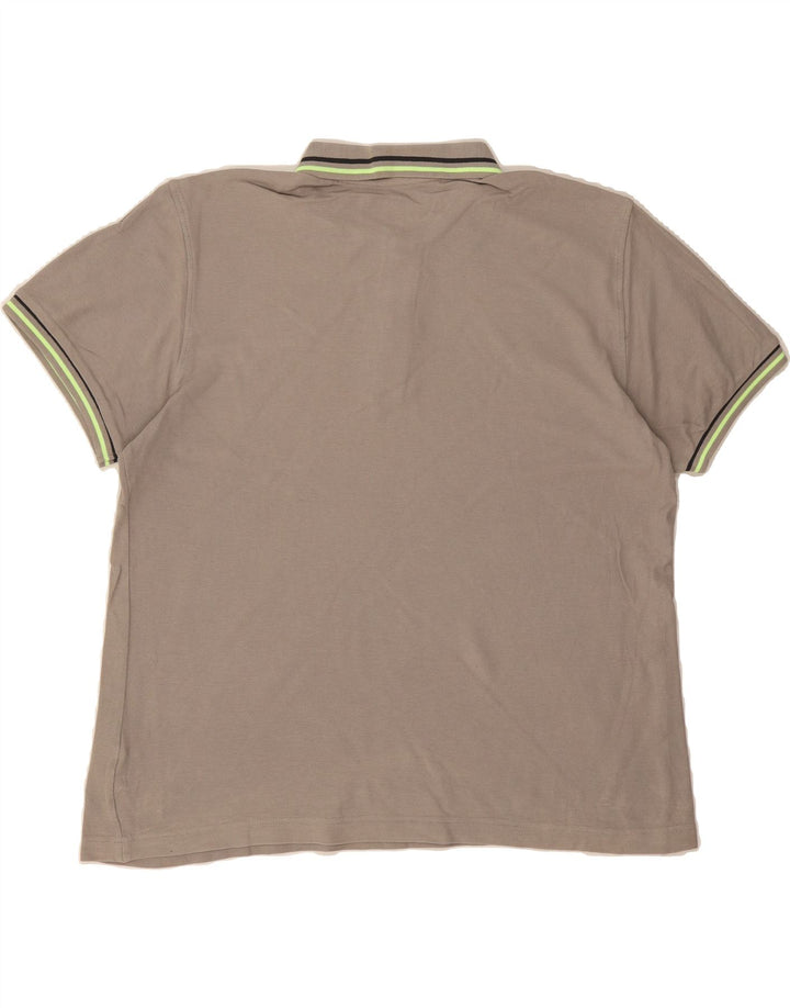 LOTTO Mens Polo Shirt XL Grey Cotton Vintage Lotto and Second-Hand Lotto from Messina Hembry 