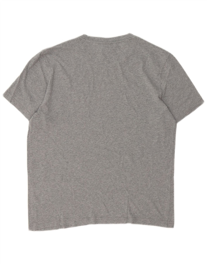 T-shirt da uomo Champion Top grande grigia chiazzata