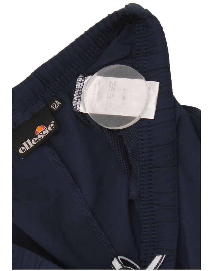 Pantaloncini sportivi da ragazzo Ellesse 11-12 anni in poliestere blu navy