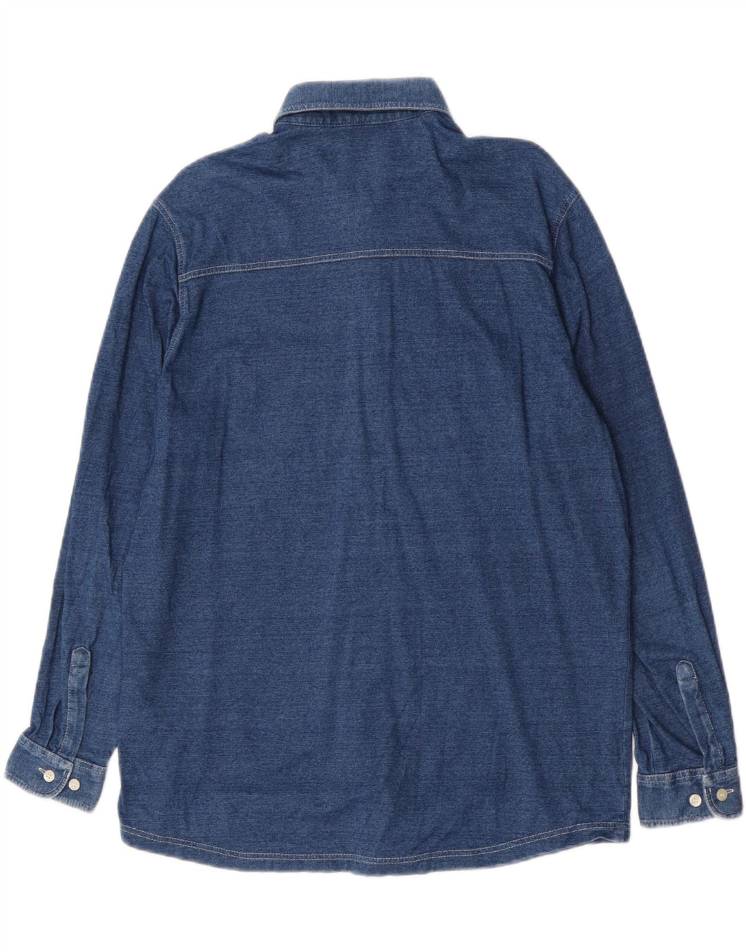 Camicia da donna Marks & Spencer UK 14 cotone blu navy medio