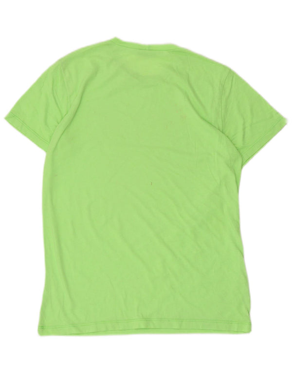 T-shirt grafica da donna Benetton Top UK 12 verde medio