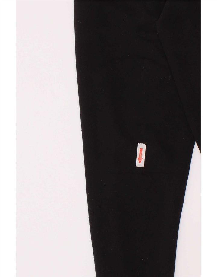 Pantaloni della tuta Adidas Climalite da ragazzo 3-4 anni in poliestere nero