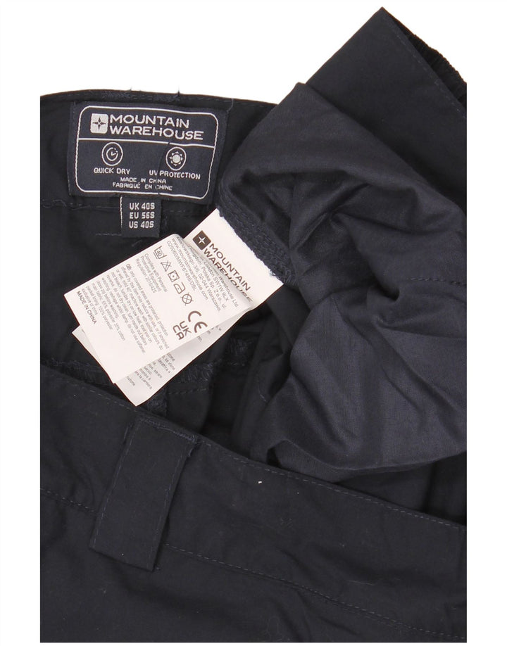Pantaloni cargo regolari da uomo Mountain Warehouse W40 L30 poliestere blu navy