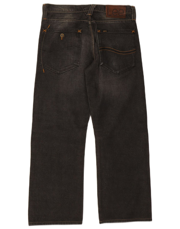 Jeans dritti da uomo LEE W30 L27 cotone nero