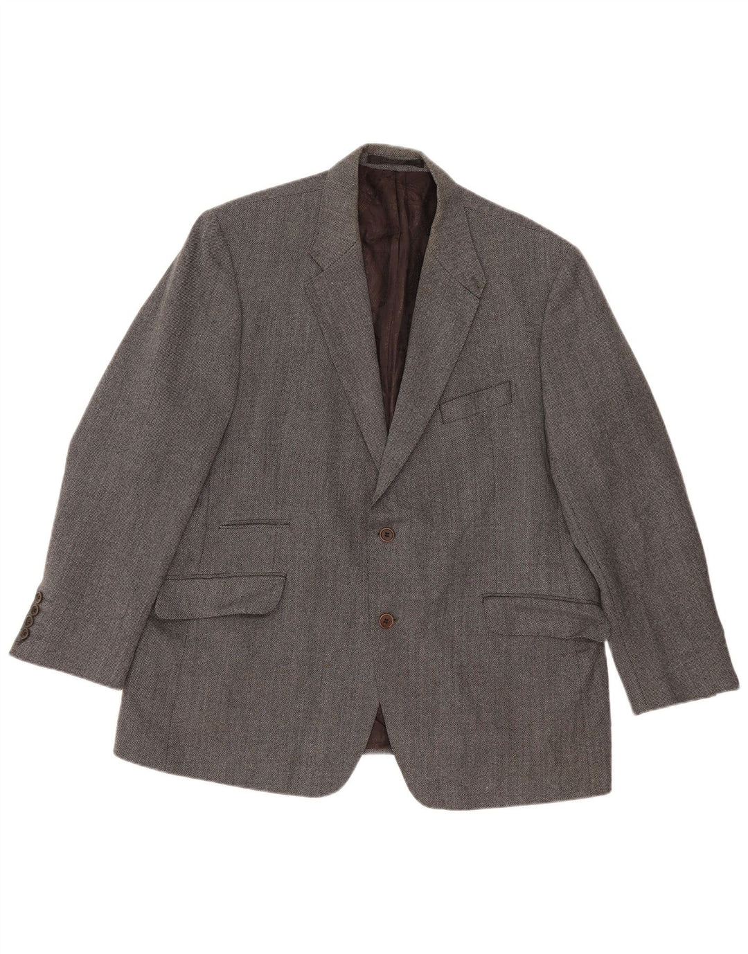 Giacca blazer a 2 bottoni Autograph da uomo Marks & Spencer UK 46 XL Lana grigia
