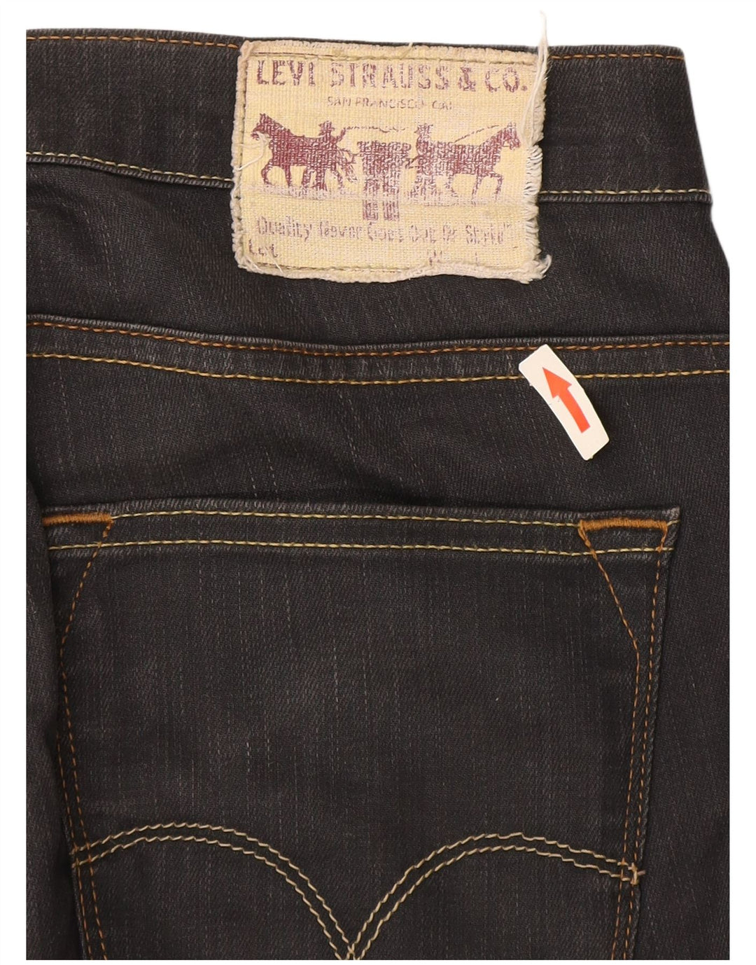 Levi's Uomo 504 Jeans dritti W32 L34 Cotone grigio