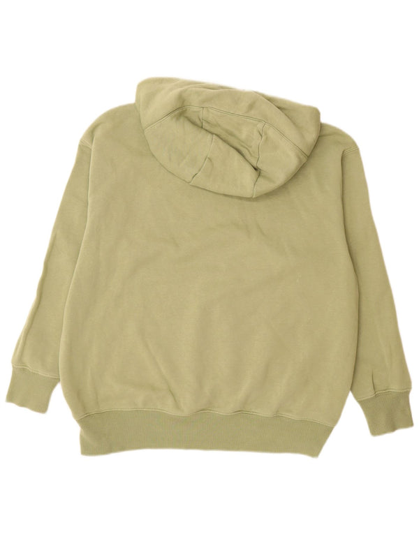Felpa con cappuccio oversize da donna Nike UK 6 XS verde cotone