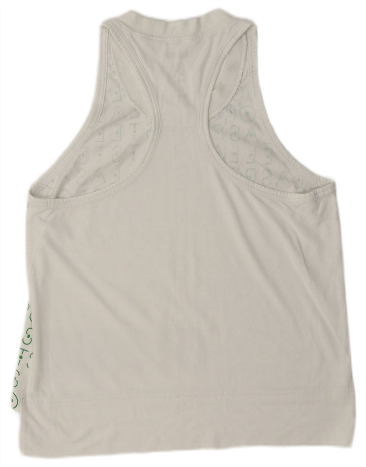 Canotta Adidas Stella Graphic da donna UK 12/14 Medio Bianco