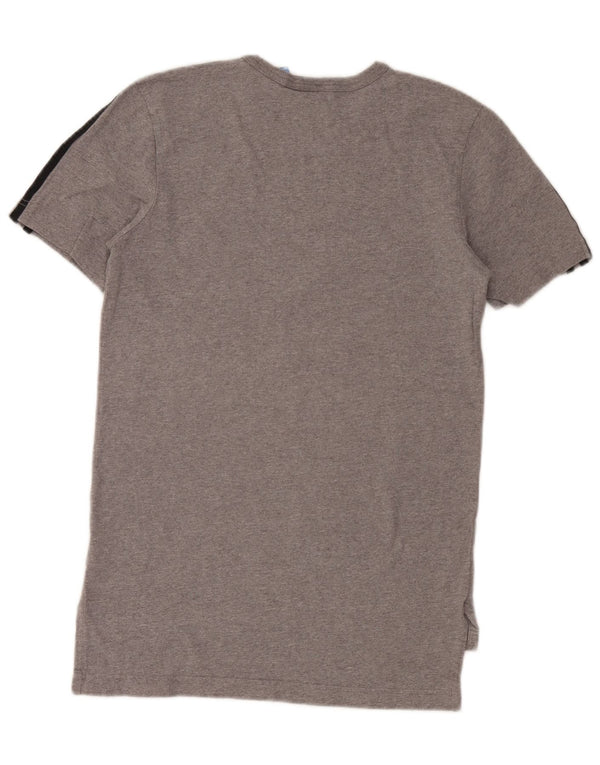 T-shirt grafica da uomo Adidas Top XS in cotone grigio