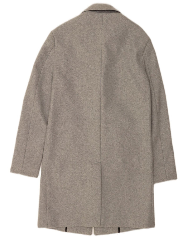 Cappotto da uomo Zara UK 34 XS poliestere chiazzato grigio