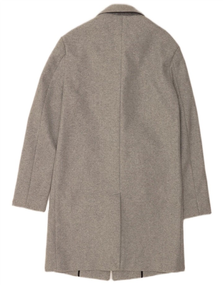 Cappotto da uomo Zara UK 34 XS poliestere chiazzato grigio