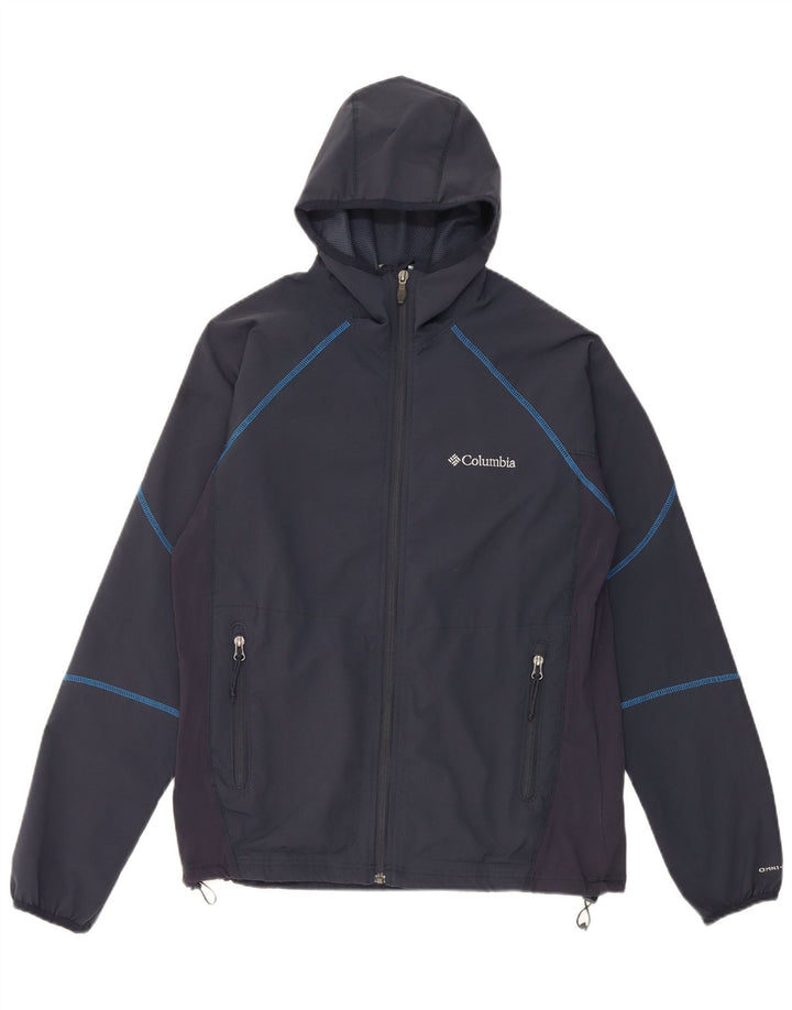 Giacca da ginnastica con cappuccio Columbia Omni-Shield da uomo, colore blu navy medio