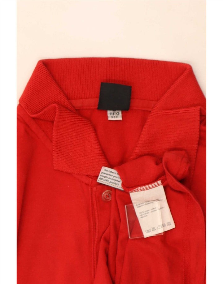 Polo da uomo Rip Curl piccola in cotone rosso
