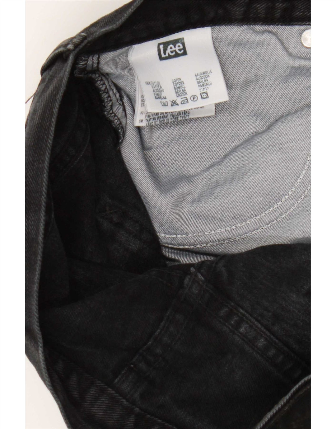 Jeans Lee da uomo Denver Bootcut W34 L30 cotone nero
