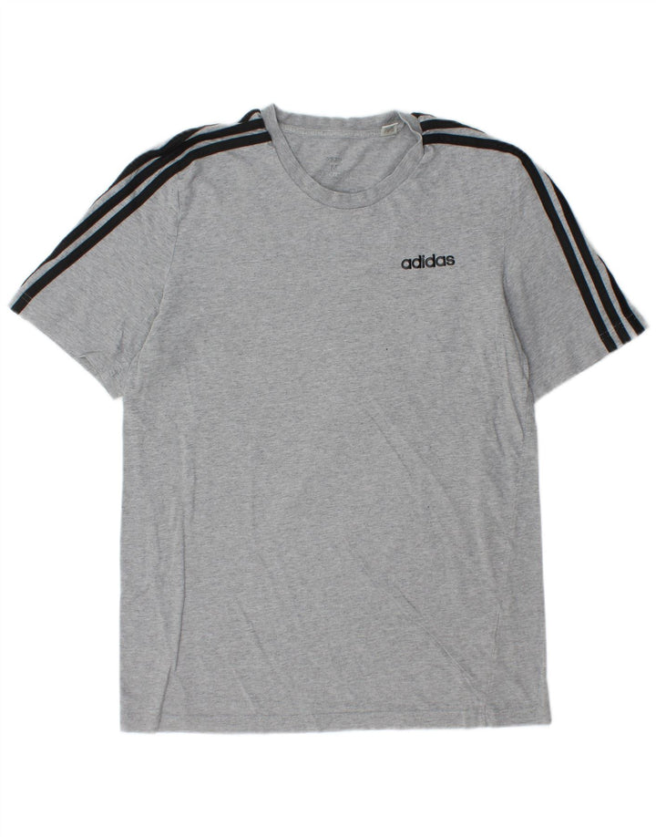 T-shirt da uomo ADIDAS Top grigio medio chiazzato