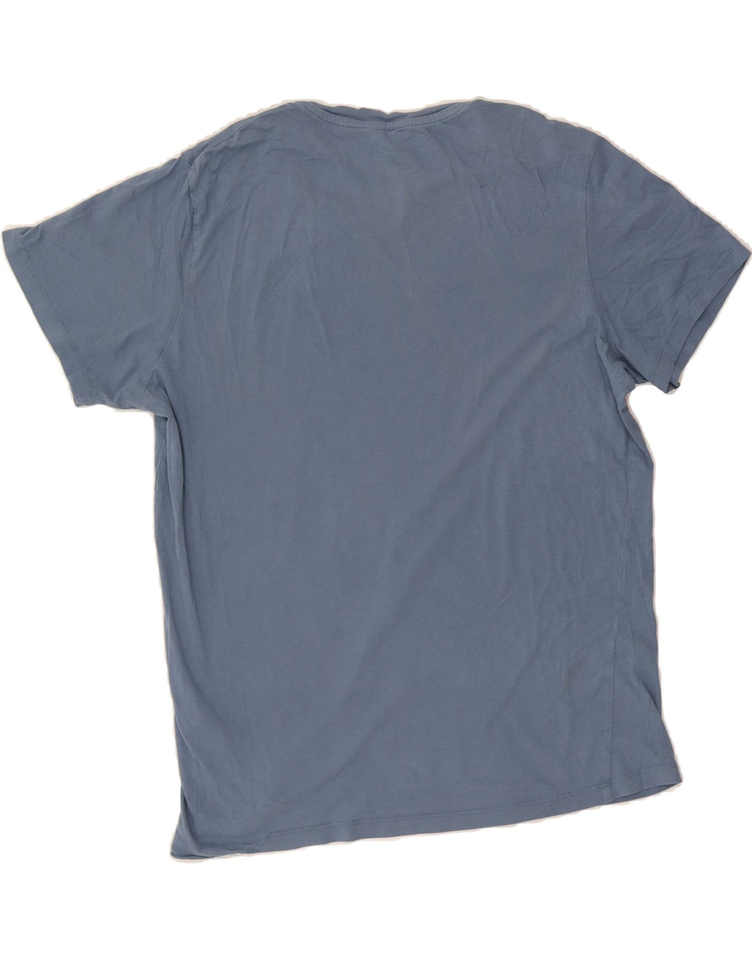 JACK & JONES Mens Graphic T-Shirt Top Large Blue Cotton Vintage Jack & Jones and Second-Hand Jack & Jones from Messina Hembry 
